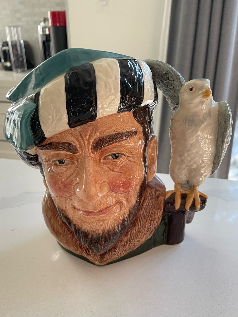 Royal Doulton’s Ceramic Character Toby Jug The Falconer.